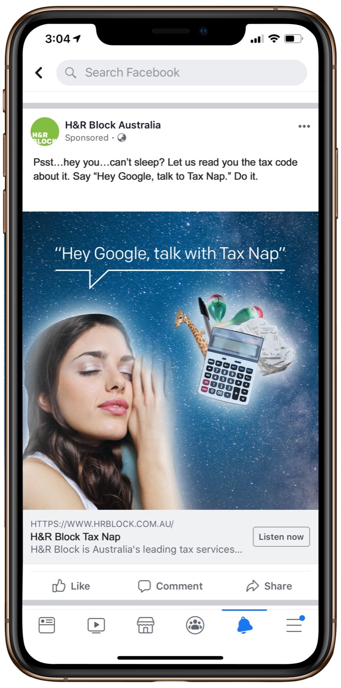 Tax Nap social ad 2